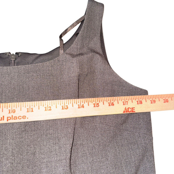 Jessica Howard Sz 12 Midi Sheath‎ Dress Business Cocktail Neutral Dark Academia - Picture 12 of 12